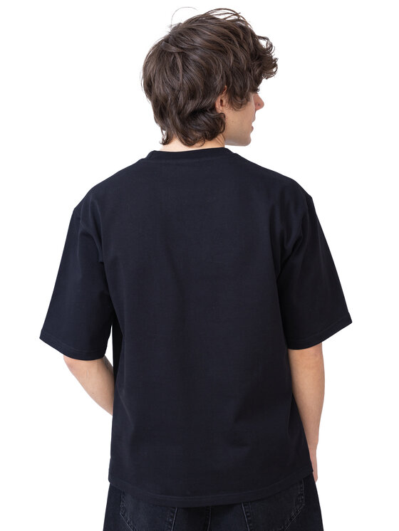 Mercur Mercur T-Shirt Metal Czarny Comfortable Fit