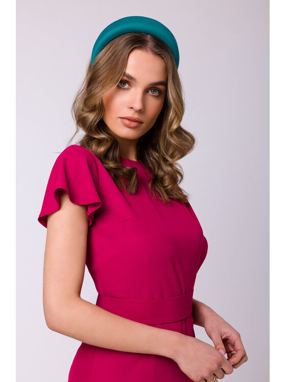 Stylove Stylove Koktejlové šaty S336 Fialová Regular Fit