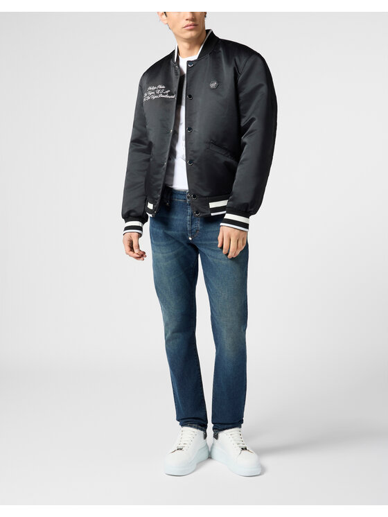 PHILIPP PLEIN PHILIPP PLEIN Bomber 29813 Nero Regular Fit
