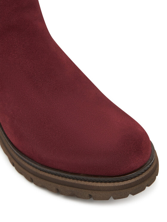 Tamaris Tamaris Kotníková obuv s elastickým prvkem 1-25407-45 Bordó