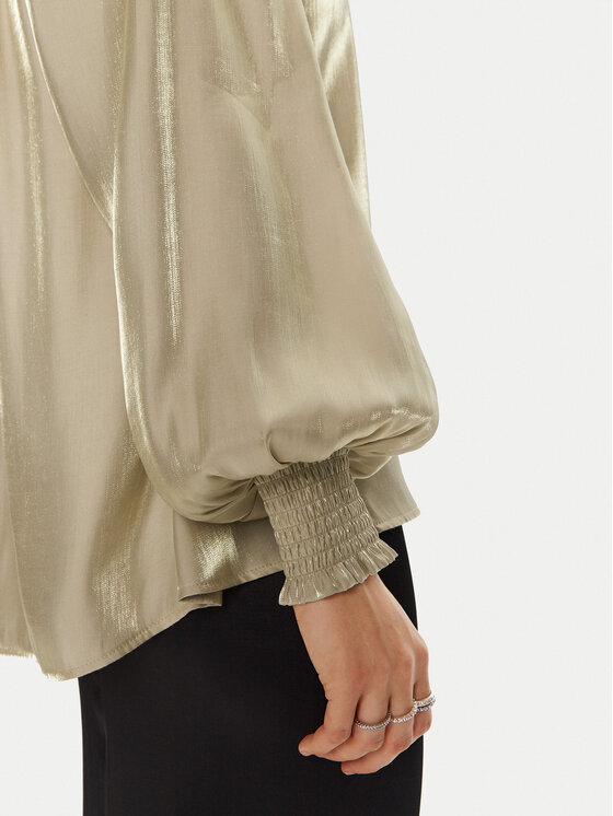 Bruuns Bazaar Bruuns Bazaar Blúz Harrietta BBW4228 Arany Regular Fit