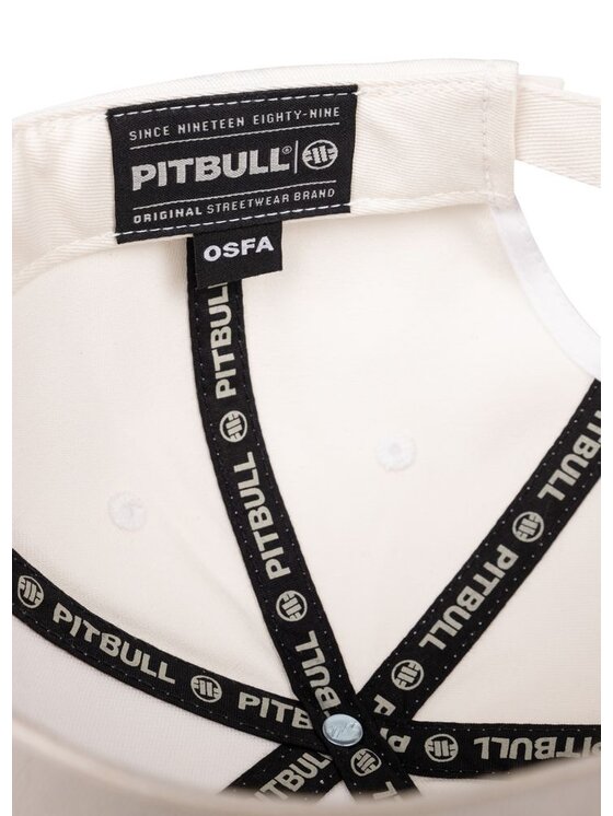 PITBULL PITBULL Czapka z daszkiem Czapka Snapback Youth Small logo uniwersalny Biały