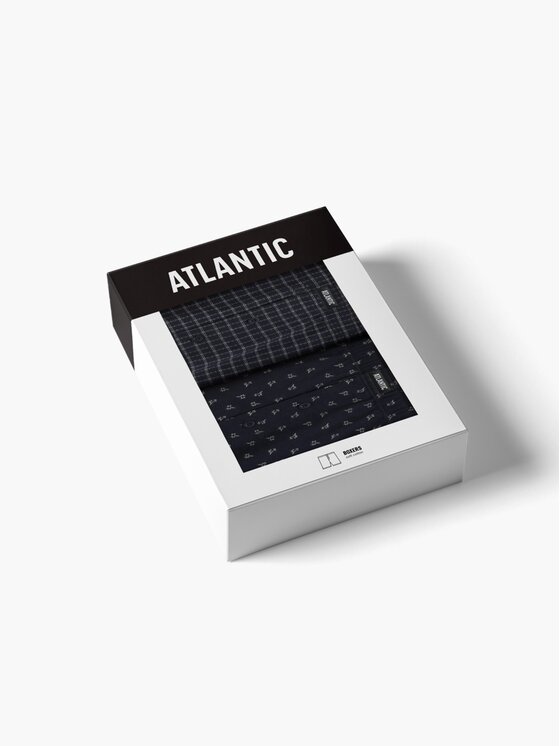 Atlantic Atlantic Bokserki classic star Granatowy