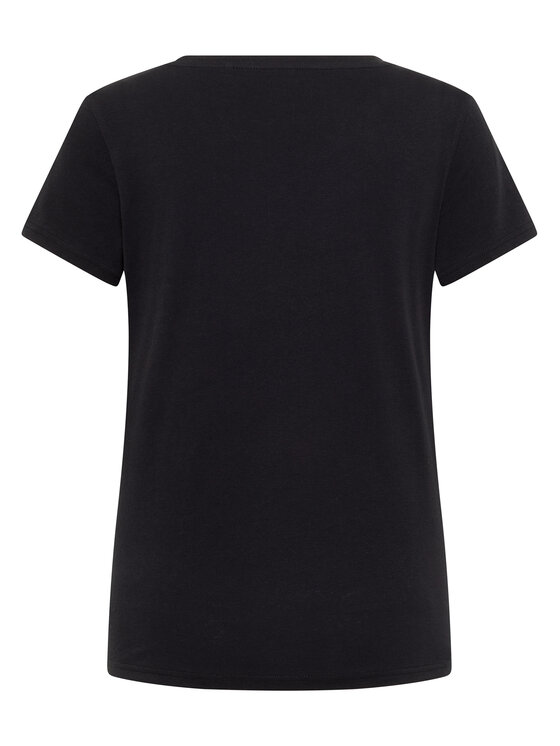 Mustang Mustang T-Shirt Alma 1016748 Czarny Regular Fit