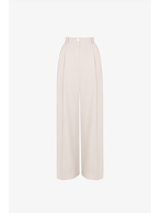 LE POSSÉ LE POSSÉ Pantalone da abito SGZWS Beige chiaro Regular Fit