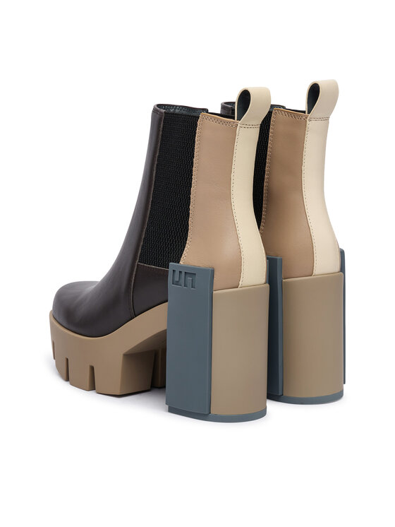 United Nude United Nude Škornji Grip Chelsea Mid V 1103316116 Temno rjava