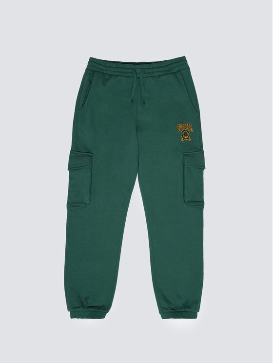 BIG STAR BIG STAR Spodnie dresowe CARGIR Zielony Basic Fit