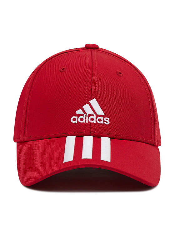 adidas Casquette Baseball 3-Stripes Twill Cap H31139 Rouge