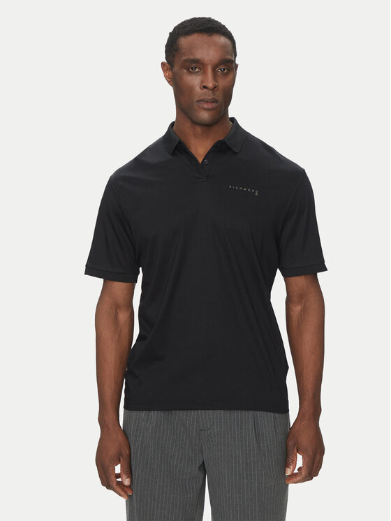 Richmond X Richmond X Polo marškinėliai UMP25333PO Juoda Regular Fit