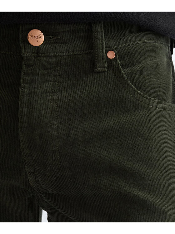 Wrangler Wrangler Spodnie materiałowe 112386858 Zielony ciemny Regular Fit