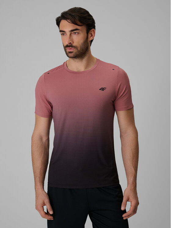 4F 4F Koszulka techniczna NO LIMITS Koralowy Regular Fit