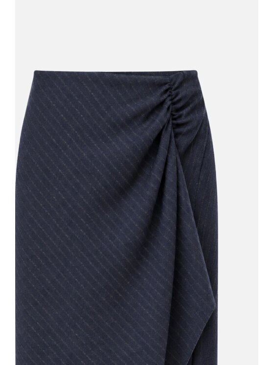 PINKO PINKO Spódnica midi Capena Granatowy Slim Fit