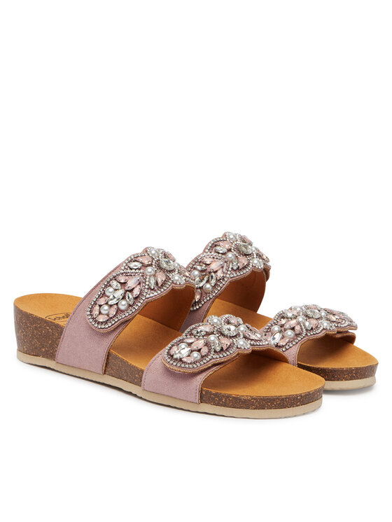 Scholl Scholl Шльопанці Salento 2 Straps MF00815 Рожевий