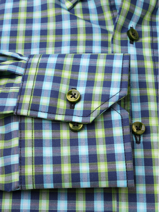 Willsoor Willsoor Koszula 43036sl Niebieski Slim Fit
