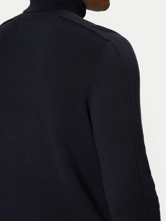 s.Oliver s.Oliver Bluză cu gât 2152195 Bleumarin Regular Fit