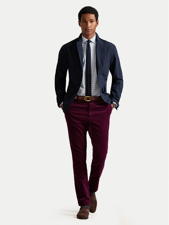 Polo Ralph Lauren Polo Ralph Lauren Cămașă 710974534008 Albastru celest Custom Fit