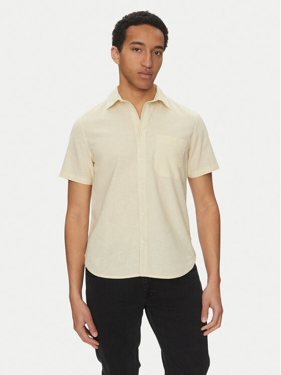 Blend Blend Särk 20718401 Beež Regular Fit