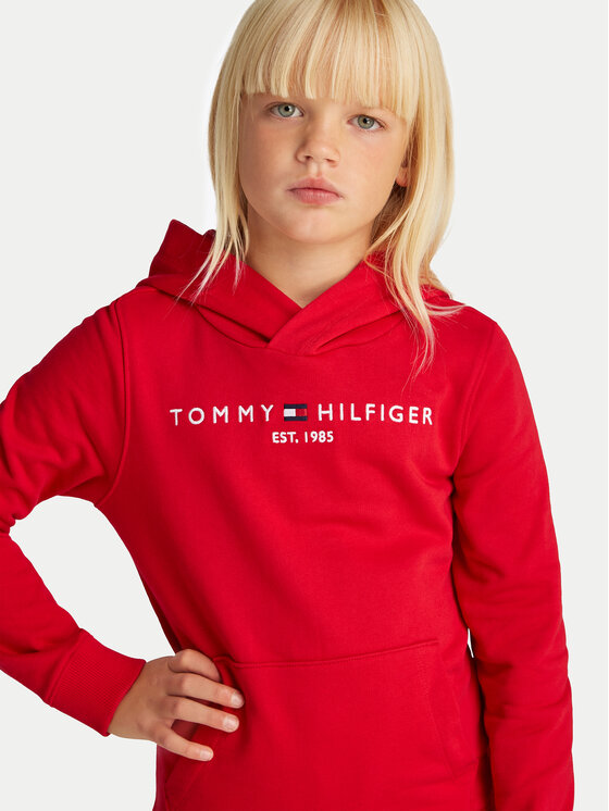 Tommy Hilfiger Tommy Hilfiger Суитшърт Essential KS0KS00205 S Червен Regular Fit