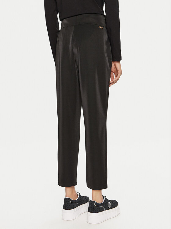 Liu Jo Sport Liu Jo Sport Pantaloni di tessuto TF4260 J4751 Nero Regular Fit