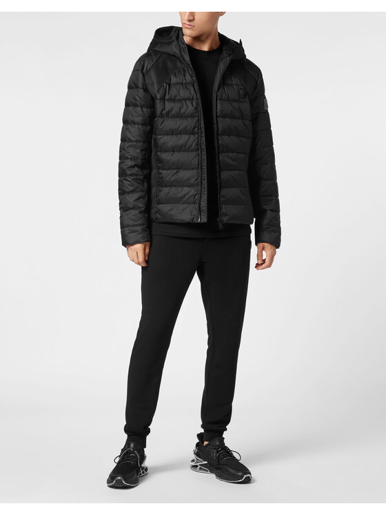 Plein Sport Plein Sport Kurtka puchowa 14179 Czarny Regular Fit