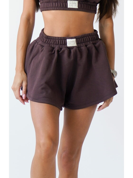 MissDenim MissDenim Szorty sportowe Flippy Skorts Brązowy Basic Fit