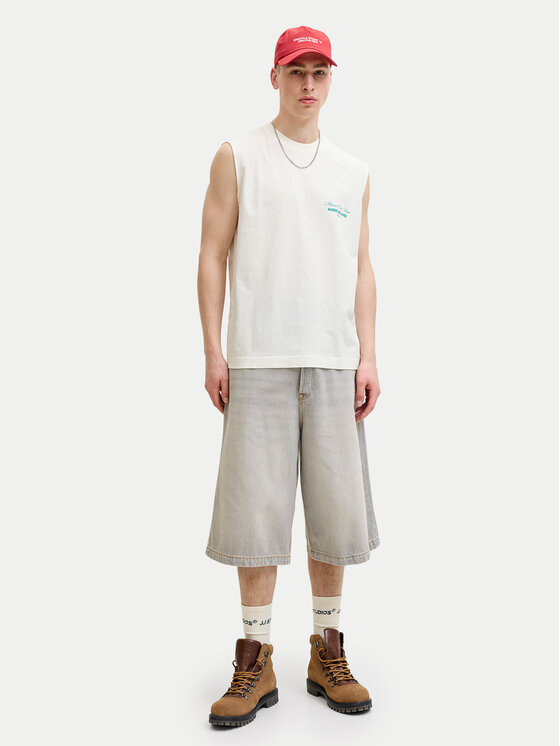 Jack & Jones Jack & Jones Tank top Cassis 12295076 Λευκό Regular Fit