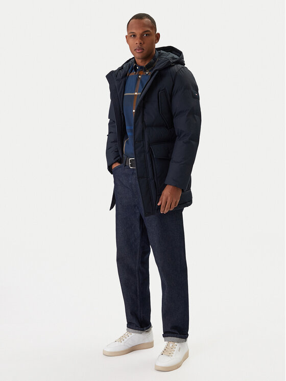Tommy Hilfiger Tommy Hilfiger Télikabát Essential MW0MW37483 Sötétkék Regular Fit