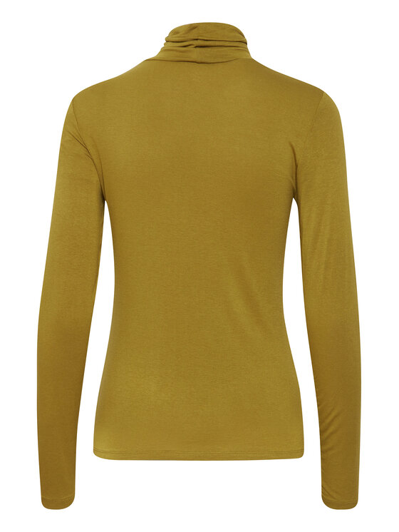 ICHI ICHI Rollkragenpullover 20113342 Grün Regular Fit