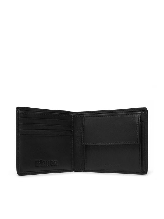 Blauer Blauer Голям мъжки портфейл S5COP02/LIA Черен