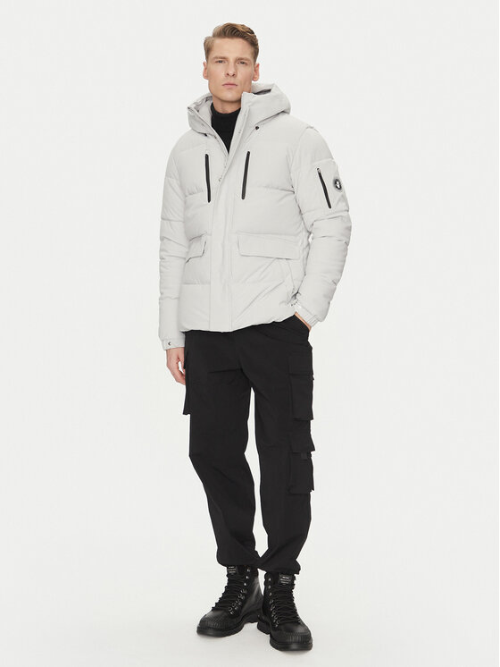 Save The Duck Save The Duck Μπουφάν χειμωνιάτικο P30811M SMEG19 Γκρι Regular Fit