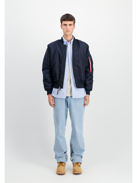 Alpha Industries Alpha Industries Kurtka bomber MA-1 VF 59 Bomber Jacket Błękitny Slim Fit