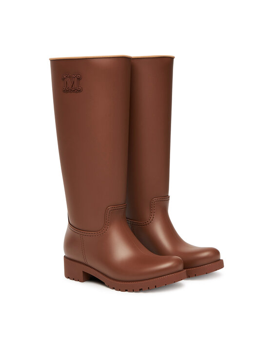 Max Mara Max Mara Cizme de cauciuc 2524796192600 Maro