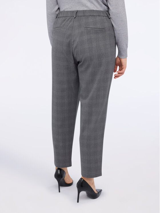 Fiorella Rubino Fiorella Rubino Spodnie materiałowe P188T005051N013 Szary Regular Fit