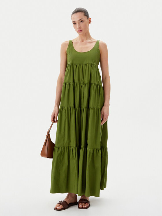 MICHAEL Michael Kors MICHAEL Michael Kors Φόρεμα καλοκαιρινό MS582WLF4C Πράσινο Regular Fit