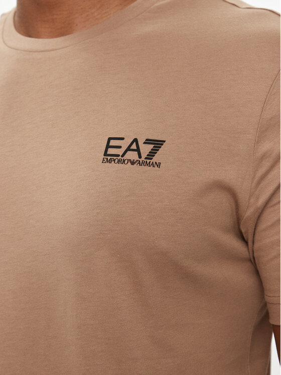 EA7 Emporio Armani EA7 Emporio Armani Тишърт 8NPT25 PJVPZ 1745 Бежов Regular Fit