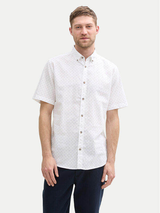 Tom Tailor Tom Tailor Košile 1045099 Bílá Regular Fit