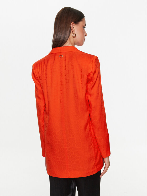 TWINSET TWINSET Marynarka 231TT2144 Pomarańczowy Regular Fit