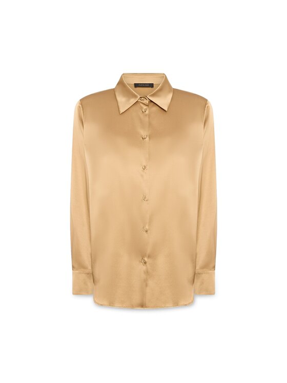 Elena Mirò Elena Mirò Camicia 5166P100295N037 Crema Regular Fit