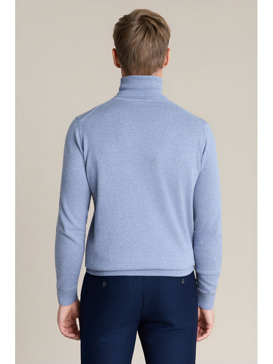 Lancerto Lancerto Sweter Jesse SW073226000054 Niebieski Regular Fit