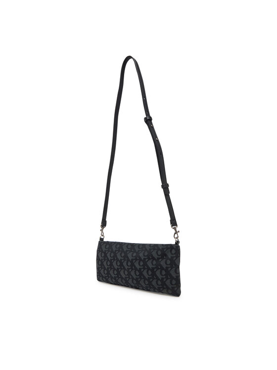 Calvin Klein Jeans Calvin Klein Jeans Kabelka Logo Jacquard Sophie Top Zip LV04K3183G Čierna