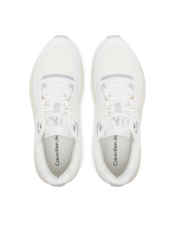 Calvin Klein Jeans Calvin Klein Jeans Sneakersy Athleisure Runner Tech Ripstop YM0YM01205 Biały