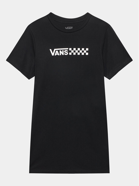 Vans Každodenné šaty Chalkboard Relaxed Tee Dress VN000AEJ Čierna Relaxed Fit