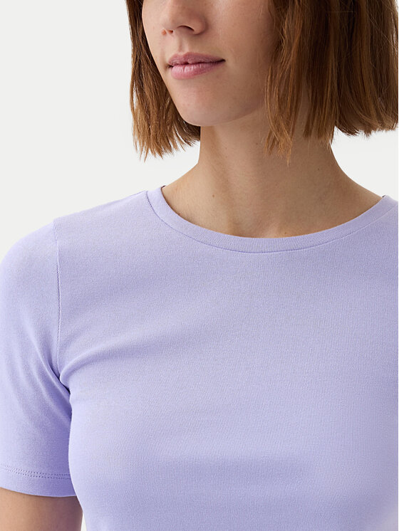 Gap Gap T-shirt 540635-11 Ljubičasta Slim Fit