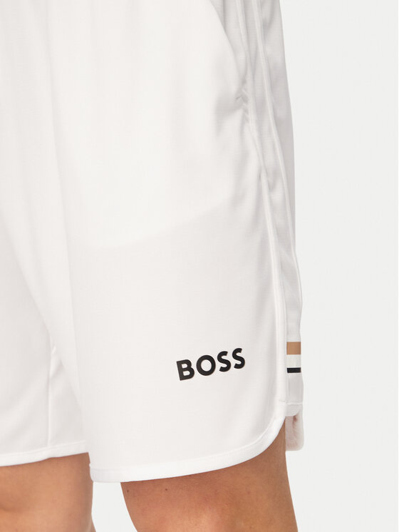 BOSS BOSS Sportovní kraťasy Toc Spin 50551953 Bílá Regular Fit