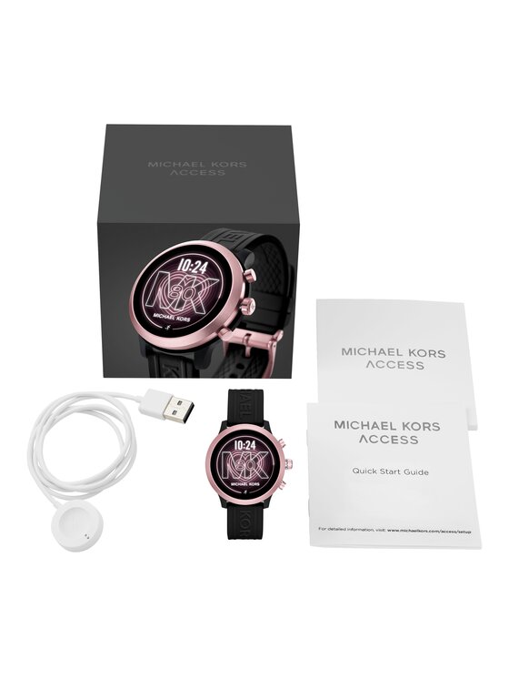 Michael kors access smartwatch black best sale