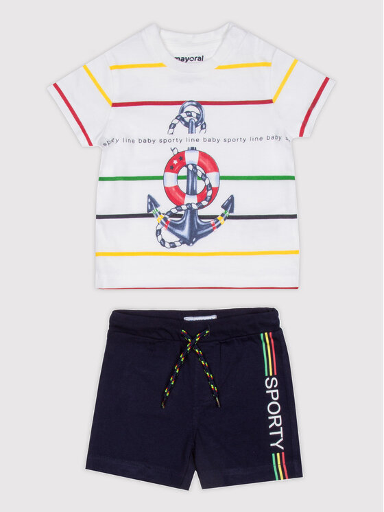 Completo T-shirt e pantaloncini 1643 Multicolore