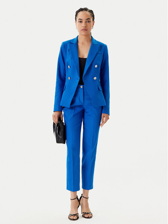 Morgan Morgan Chino hlače 251-PKY.F Modra Slim Fit