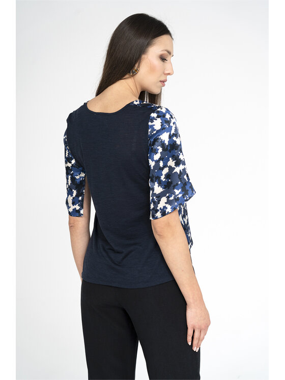 Ciepielewska Ciepielewska Bluzka SALMA Czarny Flattering Fit