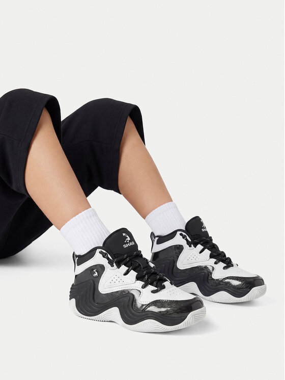 SHAQ SHAQ Basketbola apavi EO-JUGERNAUT AQ95041Y-BW Melns