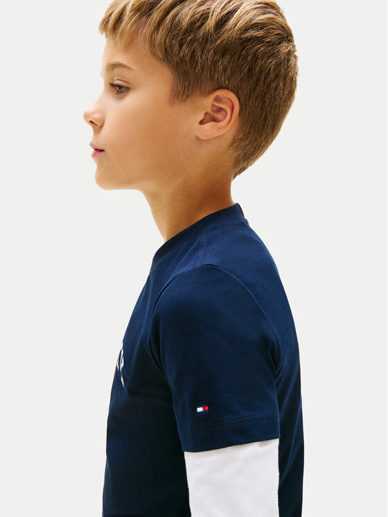 Tommy Hilfiger Tommy Hilfiger Póló KB0KB10263 Sötétkék Regular Fit